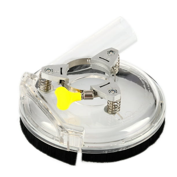 Dry Grinding Dust Cover for Angle Hand Grinder Clear 4/"// 5/" Dust Shroud Kit New